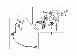 Mazda 3 Right Bracket lower bolt | Mazda OEM Part Number GG2M-51-6H9A