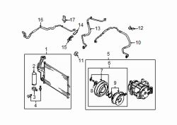 Mazda 3  Pressure line clip | Mazda OEM Part Number B25F-61-477