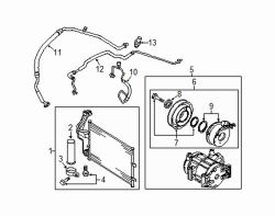 Mazda 3  Compressor assy | Mazda OEM Part Number BFD1-61-450A
