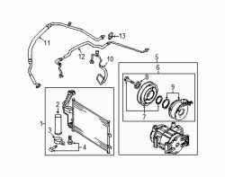 Mazda 3  Dehydrator | Mazda OEM Part Number GJ6A-61-501A