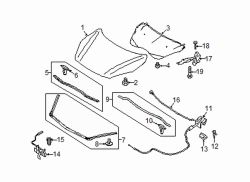 Mazda 3  Hood | Mazda OEM Part Number BBY4-52-31XC