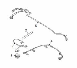 Mazda 3  Antenna mast | Mazda OEM Part Number EG23-66-A30