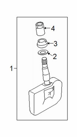 Mazda 3  TPMS sensor | Mazda OEM Part Number BBM2-37-140B