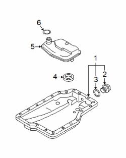 Mazda 3  Drain plug gasket | Mazda OEM Part Number 9956-41-400