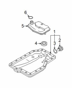 Mazda 3  Drain plug gasket | Mazda OEM Part Number 9956-41-400