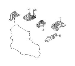 Mazda 3  Side mount brkt | Mazda OEM Part Number BBM4-39-080A