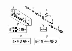 Mazda 3 Left Damper assy | Mazda OEM Part Number GG25-22-450