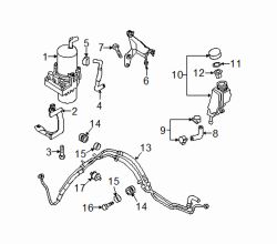 Mazda 3  Hose & tube assy collar | Mazda OEM Part Number GE6S-32-215