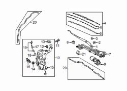 Mazda 3  Washer pump elbow | Mazda OEM Part Number S084-67-502