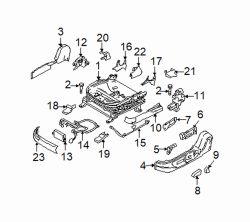 Mazda 3 Left Seat switch | Mazda OEM Part Number GK3J-88-158