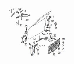Mazda 3 Left Cap | Mazda OEM Part Number DF73-59-415E-23