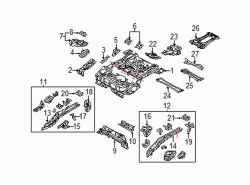 Mazda 3 Right Seat mount | Mazda OEM Part Number BP4K-53-78XA