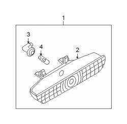Mazda 3  Lens | Mazda OEM Part Number BBN7-51-593C