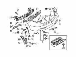 Mazda 3 Right Retainer | Mazda OEM Part Number BBM4-50-2H1E
