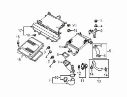 Mazda 3  By-pass valve gasket | Mazda OEM Part Number L3K9-20-255