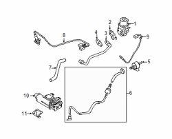 Mazda 3  Bracket | Mazda OEM Part Number BN8F-42-558A