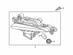 Mazda 3 Front Turn Signal Light Socket | Mazda OEM Part Number B45A-51-354