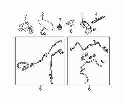 Mazda 3  Antenna cable | Mazda OEM Part Number BJS9-66-F30