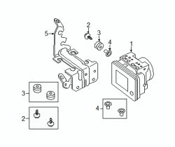 Mazda 3  ABS Hydraulic Assembly | Mazda OEM Part Number BAY2-43-7A0
