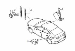 Mazda 3  Mount bracket | Mazda OEM Part Number B45A-67-XA2A
