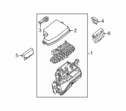 Mazda 3  Fuse & relay box | Mazda OEM Part Number B62S-66-760