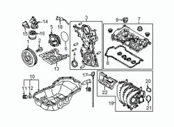 Mazda 3  Intake manifold | Mazda OEM Part Number PE11-13-100B