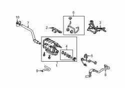 Mazda 3  Vapor hose | Mazda OEM Part Number BHN1-42-561