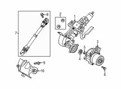 Mazda 3  Lower shaft lower bolt | Mazda OEM Part Number B455-32-099B