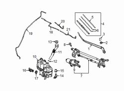 Mazda 3  Washer Fluid Reservoir Filler Pipe Grommet | Mazda OEM Part Number KD35-67-491