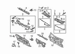 Mazda 3 Left Bracket | Mazda OEM Part Number BJS7-54-5DXC