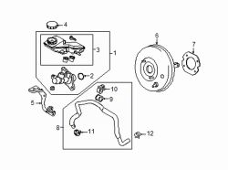 Mazda 3  Vacuum hose clip | Mazda OEM Part Number KD62-43-825