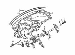 Mazda 3  Instrument Panel Reinforcement Nut | Mazda OEM Part Number FE01-60-397