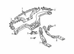 Mazda 3 Right Lower Instrument Panel Air Duct | Mazda OEM Part Number KD45-61-157A
