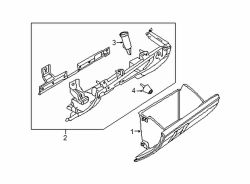 Mazda 3 Front Glove Box Assembly | Mazda OEM Part Number BADE-64-030-02