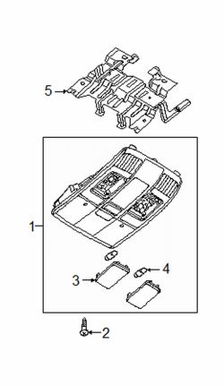 Mazda 3 Upper Console Bracket | Mazda OEM Part Number BHN9-69-98XB