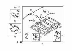 Mazda 3 Right Grip handle cap | Mazda OEM Part Number GAL1-69-472A-75