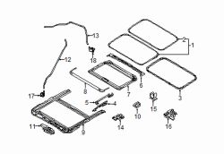 Mazda 3 Left Drain hose grommet | Mazda OEM Part Number GJ22-69-928