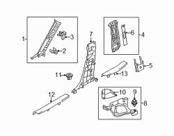 Mazda 3 Right Adjust cover | Mazda OEM Part Number GHP9-57-969-75