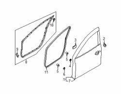 Mazda 3 Front Left Outer Door Outer Panel | Mazda OEM Part Number B45A-59-031B