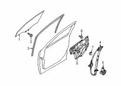 Mazda 3 Left Carrier | Mazda OEM Part Number BHN9-59-97XB