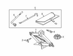 Mazda 3  Jack | Mazda OEM Part Number GJ6A-37-790C