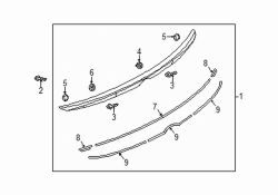 Mazda 3 Rear Spoiler | Mazda OEM Part Number BHN1-51-960A-51