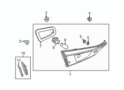 Mazda 3 Rear Back Up Light Socket | Mazda OEM Part Number GHK1-51-3F7