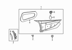 Mazda 3 Left Bracket cap | Mazda OEM Part Number B45C-51-3J4A