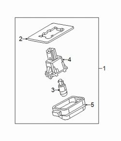 Mazda 3 Rear License Plate Light Socket | Mazda OEM Part Number GJ6A-51-584