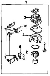 Mazda MPV  Resistor | Mazda OEM Part Number L001-61-B15