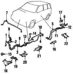 Mazda MPV  Suction pipe | Mazda OEM Part Number LB40-61-832