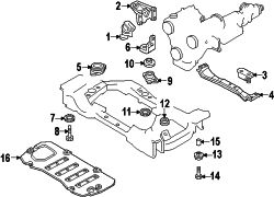 Mazda MPV  Motor mount | Mazda OEM Part Number LA01-39-040A