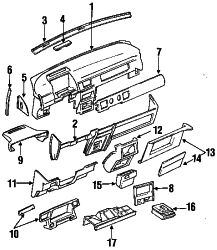 Mazda MPV  Finish panel | Mazda OEM Part Number LA01-60-720A-71