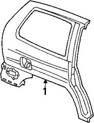 Mazda MPV Right Side panel | Mazda OEM Part Number LAY1-70-400K